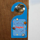 New Baby "Future All-Star" Personalized Doorhanger